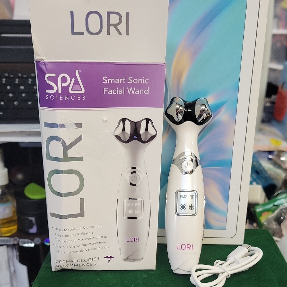 SPA Sciences LORI Smart Sonic Facial Wand New in Box